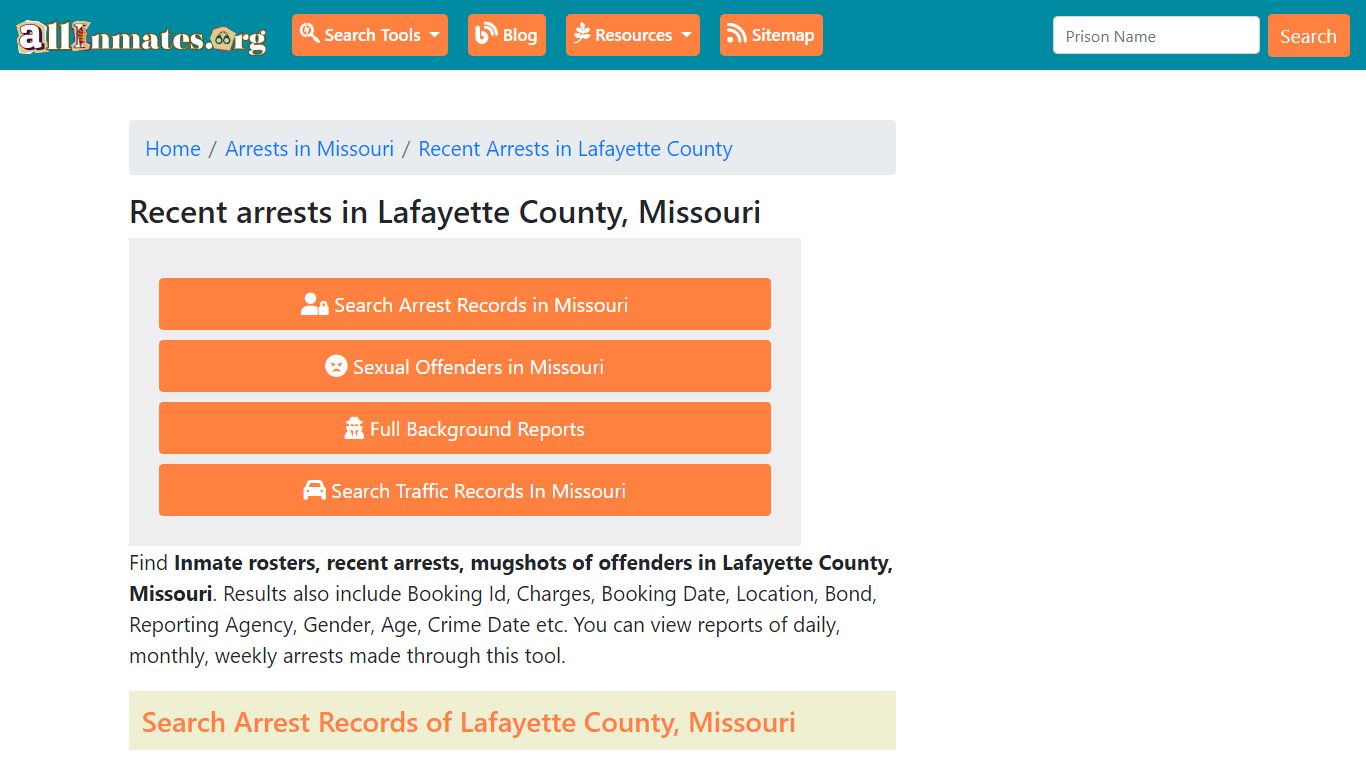 Recent arrests in Lafayette County, Missouri | Mugshots, Rosters ...